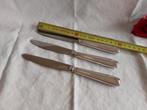 Guy Degrenne | set van 3 verzilverde messen schelppatroon, Antiek en Kunst, Verzenden