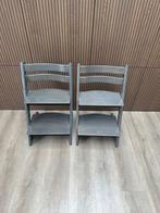 Stokke Tripp Trapp grijs prijs per stoel, Kinderen en Baby's, Kinderstoelen, Ophalen, Gebruikt, Meegroeistoel, Gordel(s)