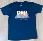 Gap t-shirt blauw maat S/M met print, Ophalen of Verzenden, Zo goed als nieuw, Maat 46 (S) of kleiner, GAP