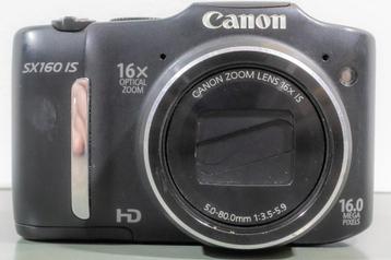 CANON PowerShot SX160IS 16.0 MP Digitale Camera beschikbaar voor biedingen
