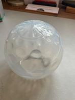 Vintage glazen lampenkap voor hanglamp, Huis en Inrichting, Lampen | Lampenkappen, Gebruikt, Overige kleuren, Rond, Ophalen of Verzenden