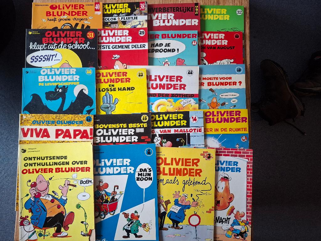 Olivier Blunder verzameling 20x Greg ook los te koop of ruil, Gelezen, Greg, Ophalen of Verzenden, Meerdere stripboeken
