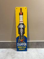 Mancave Bar Café Wanddecoratie metalen bordje Champion Spark, Ophalen of Verzenden, Zo goed als nieuw, Reclamebord
