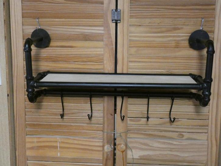 keukenrek/ planchet/ handdoekenrek metaal, Antiek en Kunst, Antiek | Keukenbenodigdheden, Ophalen of Verzenden