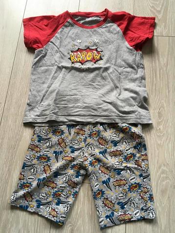 110 / 116 Zeeman Shortama zomer pyjama jonen beschikbaar voor biedingen