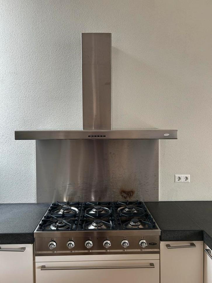 Grote 6-pits gasfornuis / gasplaat, Witgoed en Apparatuur, Fornuizen, Gebruikt, Inbouw, Gas, 5 kookzones of meer, 60 cm of meer