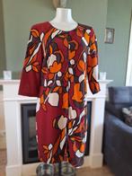 Melvin oranje bruine retro look jurk mt 40 gratis verz, Maat 38/40 (M), Verzenden, Melvin, Oranje