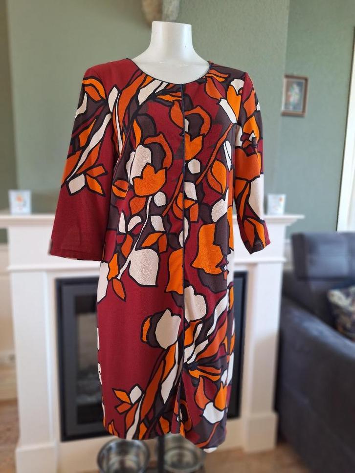 Melvin oranje bruine retro look jurk mt 40 gratis verz, Kleding | Dames, Jurken, Zo goed als nieuw, Maat 38/40 (M), Oranje, Knielengte