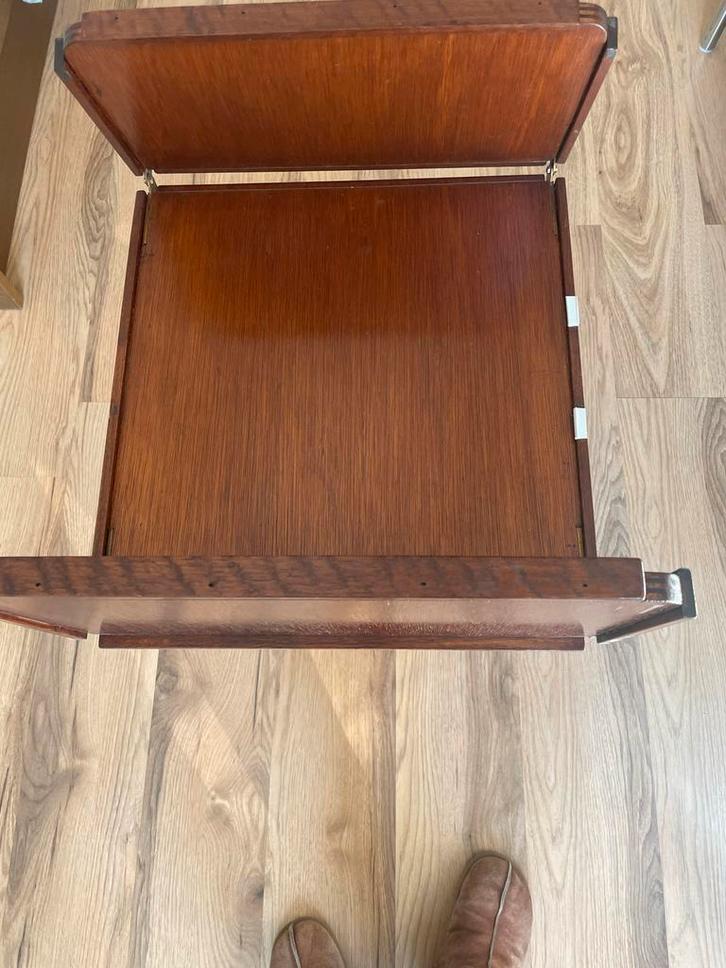 Houten Bijzettafel met Klep, Antiek en Kunst, Antiek | Meubels | Tafels, Ophalen