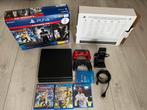 Playstation 4 slim, Spelcomputers en Games, Ophalen, Zo goed als nieuw, Met 2 controllers, Slim