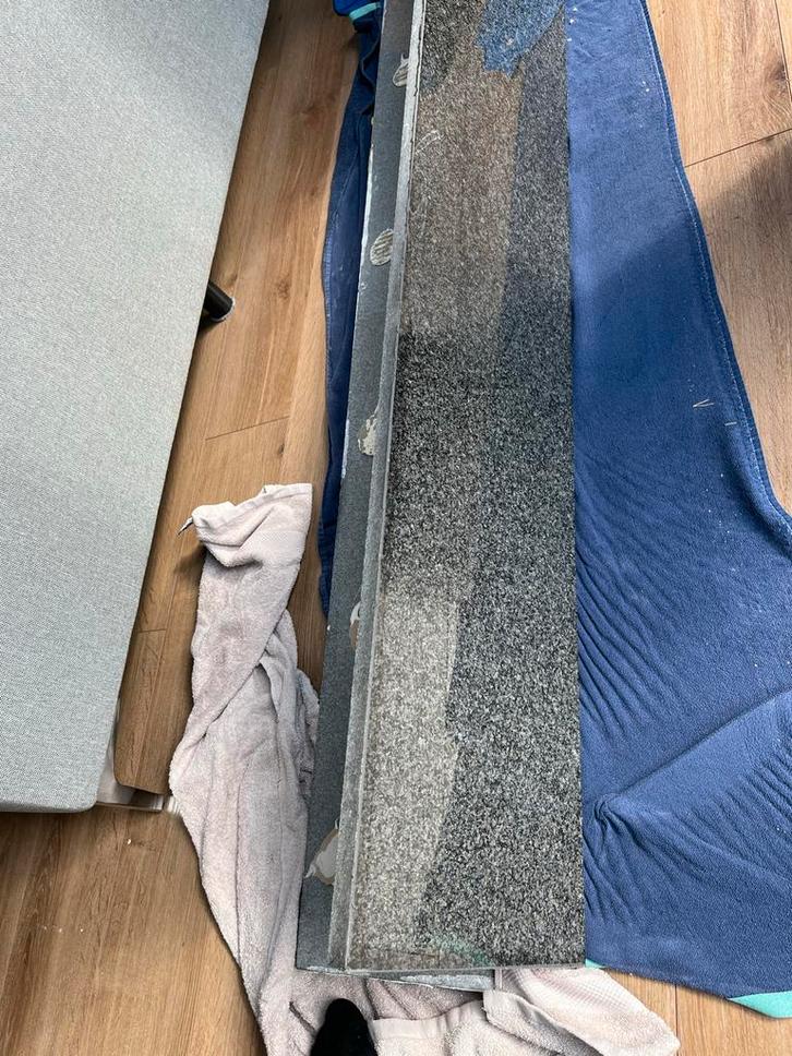 2 Impala Graniet Platen (2175/2240x300x20mm), Doe-het-zelf en Verbouw, Platen en Panelen, Gebruikt, Overige materialen, 20 tot 50 mm