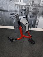 Lichtgewicht rollator met opbergvak - Rood - Inklapbaar, Diversen, Rollators, Ophalen, Lichtgewicht, Zo goed als nieuw