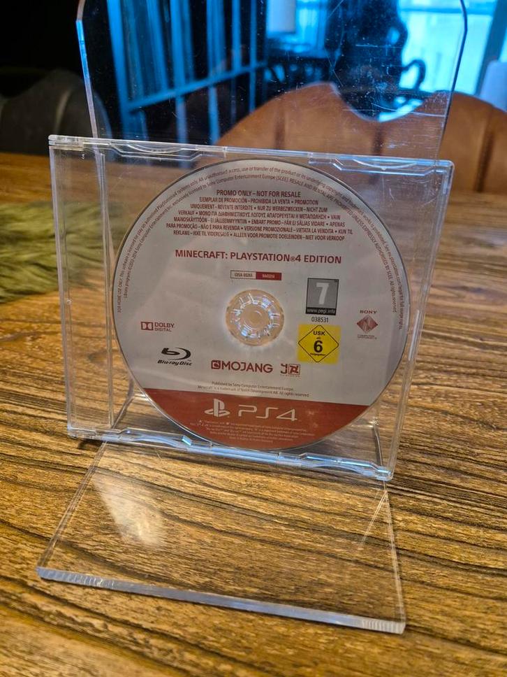 Minecraft PS4 Promo - Zeldzame Editie!, Spelcomputers en Games, Games | Sony PlayStation 4, Zo goed als nieuw, Strategie en Constructie