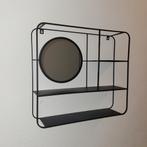 Zwart muurrekje met spiegel, Ophalen, Zo goed als nieuw