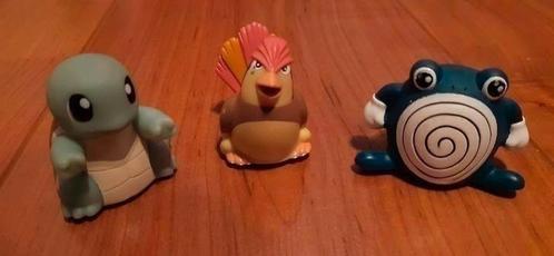 Vintage 1999 Pokémon Sliders: Squirtle, Pidgeotto, Poliwhirl, Kinderen en Baby's, Speelgoed | Actiefiguren, Gebruikt, Ophalen of Verzenden