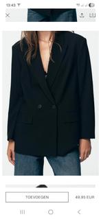 Zwarte Zara oversized Blazer - Maat XS nieuw, Ophalen of Verzenden, Zo goed als nieuw, Jasje, Maat 34 (XS) of kleiner