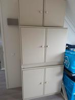 Hulsta wandkast met legkasten, lades en boekenplanken, Ophalen, Overige materialen, Gebruikt, Minder dan 150 cm