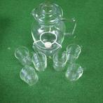 Compleet glazen thee servies., Huis en Inrichting, Keuken | Servies, Ophalen, Nieuw, Glas, Overige stijlen