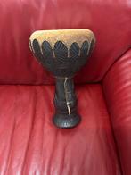 Handgemaakte djembe trommel – klei en leer, Ophalen