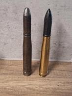 Ouse lege Duitse hulzen W02 20mm flak met kopjes jaren 40, Ophalen of Verzenden, Duitsland, Hulzen of Bodemvondsten