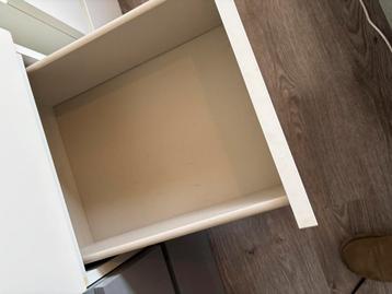 Malm ladekast sieradenkast wit met spiegel 40x123cm - afbeelding 9