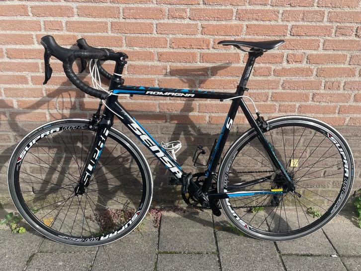 Racefiets heren Sensa Romagna Supra Shimano 105 maat 56, Fietsen en Brommers, Fietsen | Racefietsen, Zo goed als nieuw, Heren