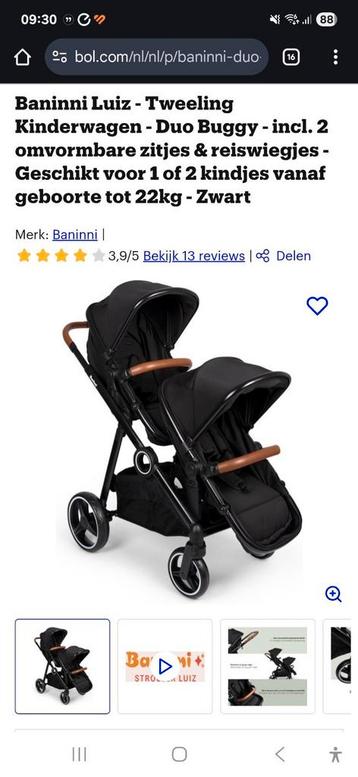 Banini duo/tweeling kinderwagen  beschikbaar voor biedingen