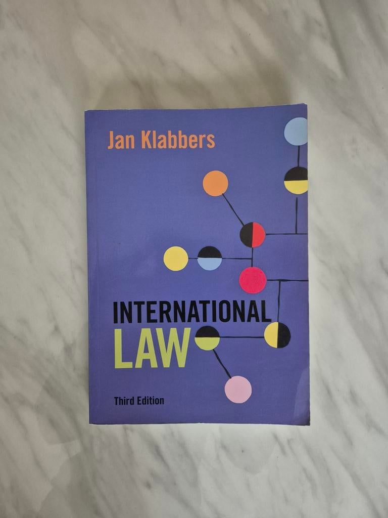 International Law - Jan Klabbers (3rd Edition), Boeken, Niet van toepassing, Ophalen of Verzenden, Alpha, Zo goed als nieuw