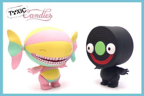 ARTOYS “Toxic Candies” Sweety & Liquorice - 6 inch set van 2, Verzamelen, Poppetjes en Figuurtjes, Zo goed als nieuw, Verzenden