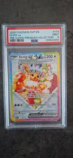 PSA 9 Evee ex Pokemon #174 Prismatic Evolutions, Ophalen of Verzenden, Zo goed als nieuw
