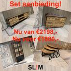 Set mangohouten meubelen uit voorraad leverbaar!, Ophalen of Verzenden, Nieuw