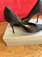Italiaanse pumps, zwart. Maat 38, hak 10cm, Ophalen of Verzenden, Gedragen, Zwart