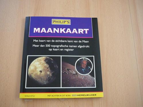 Maankaart met Hemelwijzer Philip's., Boeken, Overige Boeken, Zo goed als nieuw, Ophalen of Verzenden