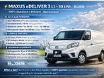 Maxus EDELIVER 3 122PK ALL-IN PRIJS L1 SWB Elektrisch 50kWh, Auto's, Bestelauto's, 1030 kg, Gebruikt, Maxus, 2 stoelen