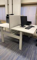 Wit bureau met afscheiding scherm, Werkplek, Ophalen, Gebruikt, Bureau