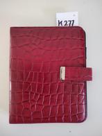 K277 agendaorganizer A5 rood kunstleder in zeer goede staat, Ophalen of Verzenden, Zo goed als nieuw