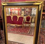 Groot spiegel klassiek / antieke barok goud, zwarte lijst, Huis en Inrichting, Woonaccessoires | Spiegels, Ophalen, Gebruikt, 75 tot 100 cm