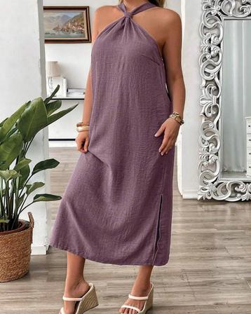 Jurkje Lela Mauve (44 tm 52) ** NIEUW ** beschikbaar voor biedingen