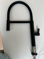 Caressi Zwarte Keukenkraan, Ophalen, Minder dan 50 cm, Gebruikt, Zwart