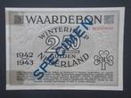 2,5 Gulden 1942-1943 Winterhulp Nederland [Serie U](02) WW2, Verzenden, Overige soorten, Nederland, Overige typen