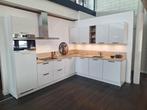 HS056 – Lugo wit hoogglans Showroom Keuken, Ophalen, Wit, Nieuw, Dubbelwandige keuken