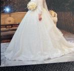 Trouwjurk maat L, Ophalen of Verzenden, Zo goed als nieuw, Wit, Trouwjurk