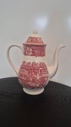 Engels rood Coaching Taverns Royal Tudor Ware Staffordshire, Antiek en Kunst, Antiek | Servies los, Ophalen