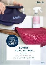 De nieuwe Ha-Ra flyer van Juli en Augustus is uit!, Huis en Inrichting, Schoonmaakartikelen, Ophalen of Verzenden, Overige typen