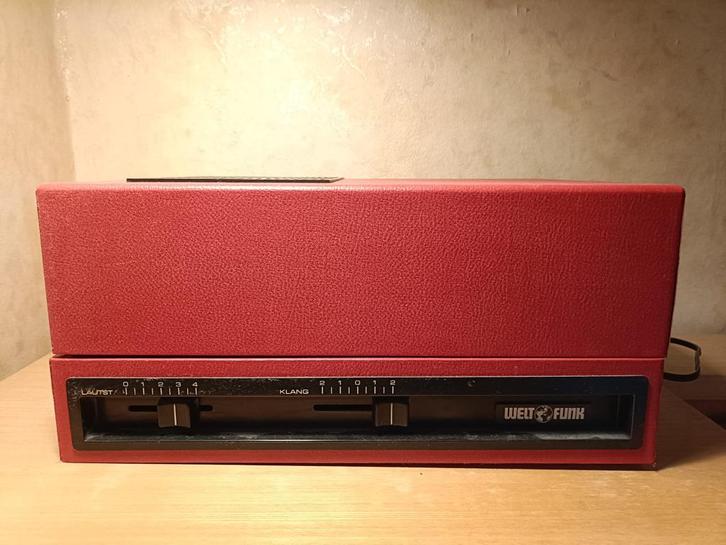 Vintage Weltfunk Klangwelt versterker/platenspeler jaren 70, Verzamelen, Retro, Audio en Video, Ophalen