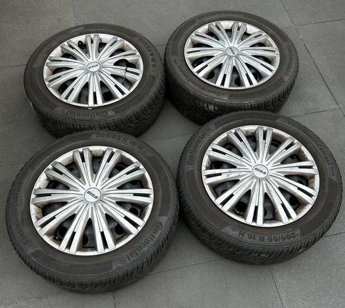 Continental winterbanden Skoda Octavia - goede staat, Auto-onderdelen, Banden en Velgen, Banden en Velgen, Winterbanden, 16 inch