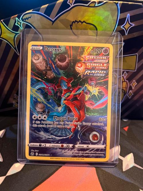 Deoxys GG12, Hobby en Vrije tijd, Verzamelkaartspellen | Pokémon, Zo goed als nieuw, Meerdere kaarten, Ophalen of Verzenden