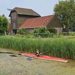 Kano polyester 4,30 meter - Rood, Watersport en Boten, Kano's, Ophalen, Gebruikt, Eén persoon, Met peddels