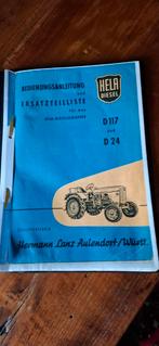 Handboek onderdelenboek Hermann lanz aulendorf, Ophalen of Verzenden