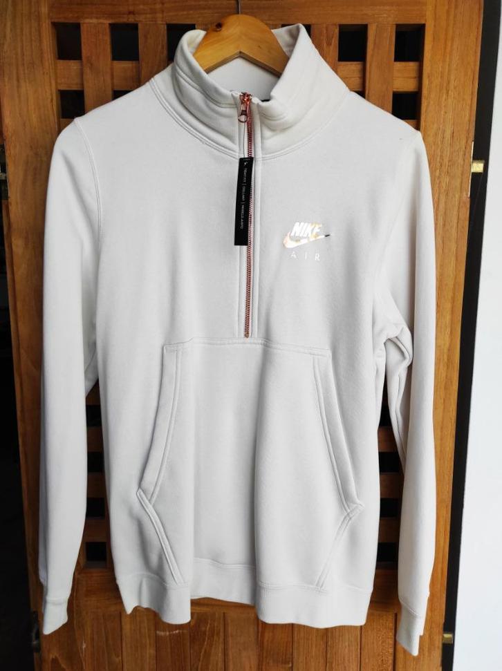 Nieuwe Nike damestrui crème maat M, Kleding | Dames, Truien en Vesten, Nieuw, Maat 38/40 (M), Beige, Verzenden